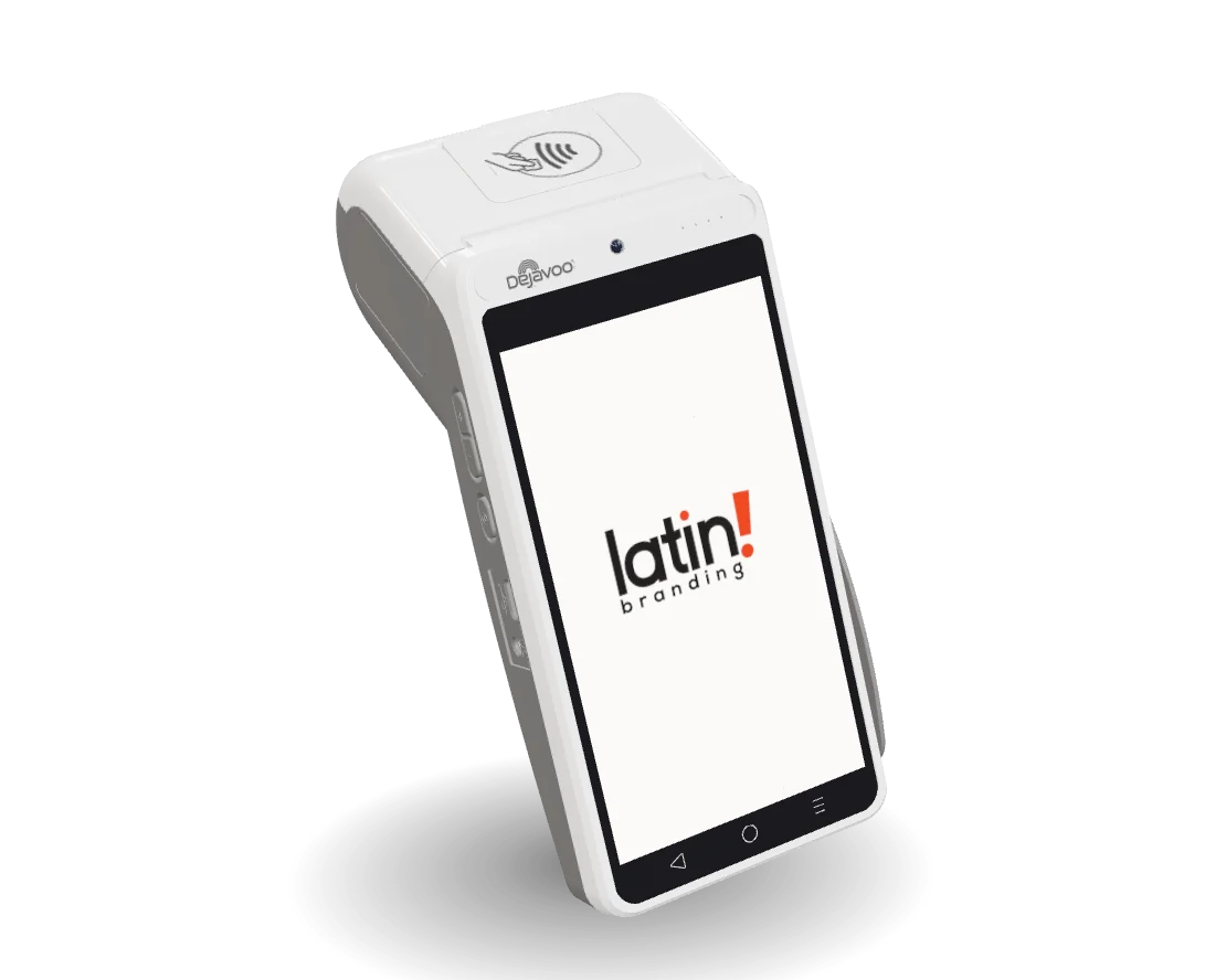 Latin Branding Dejavoo QD2 mobile wireless payment terminal